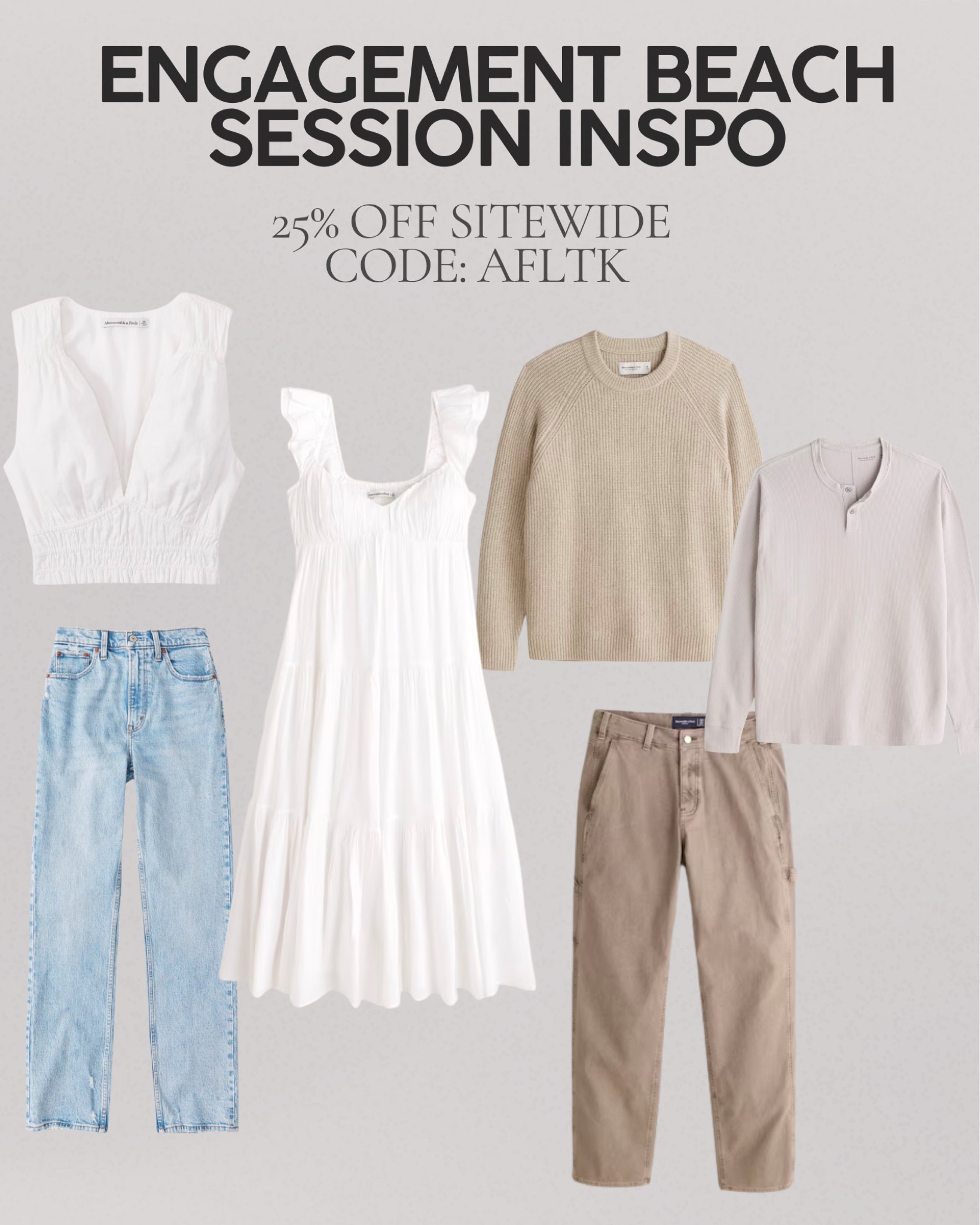 LTK & AF SALE💕 25% off with code AFLTK 
Engagement session outfit inspo 

#LTKwedding #LTKSale #LTKfit