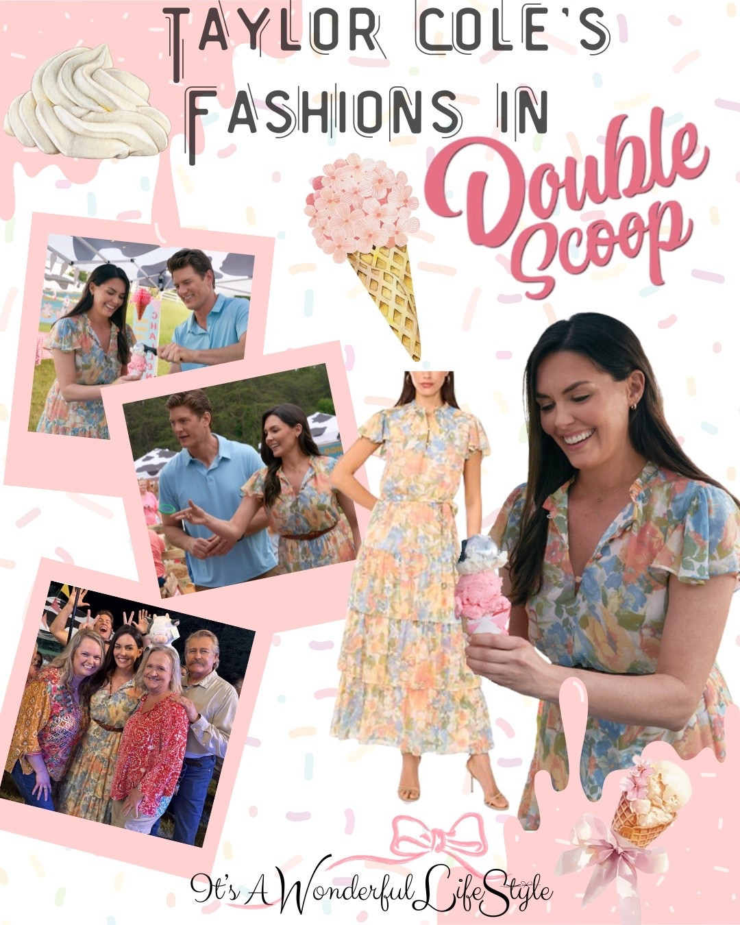 Snag Taylor Cole’s Sweet-as-Ice-Cream Floral Dress seen in her new movie “Double Scoop” on Hallmark tonight!🍦

#LTKSeasonal #LTKFindsUnder100 #LTKStyleTip