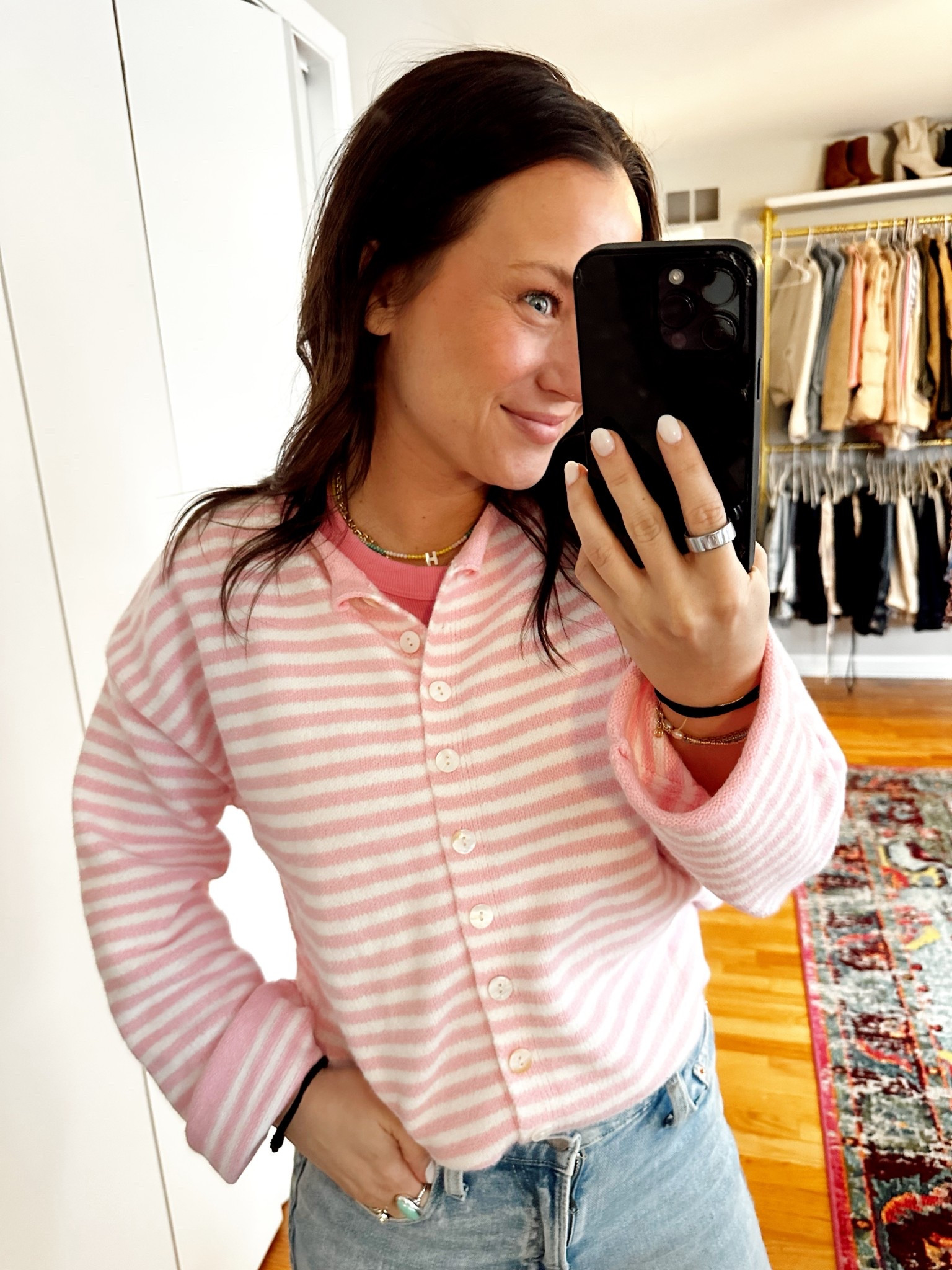 The cutest little spring sweater #ootf #momoutfit 

#LTKSaleAlert #LTKmomlife #LTKootd