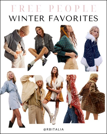 Free people winter fashion finds, must have winter outfits from free people, winter style 

#LTKSeasonal #LTKstyletip