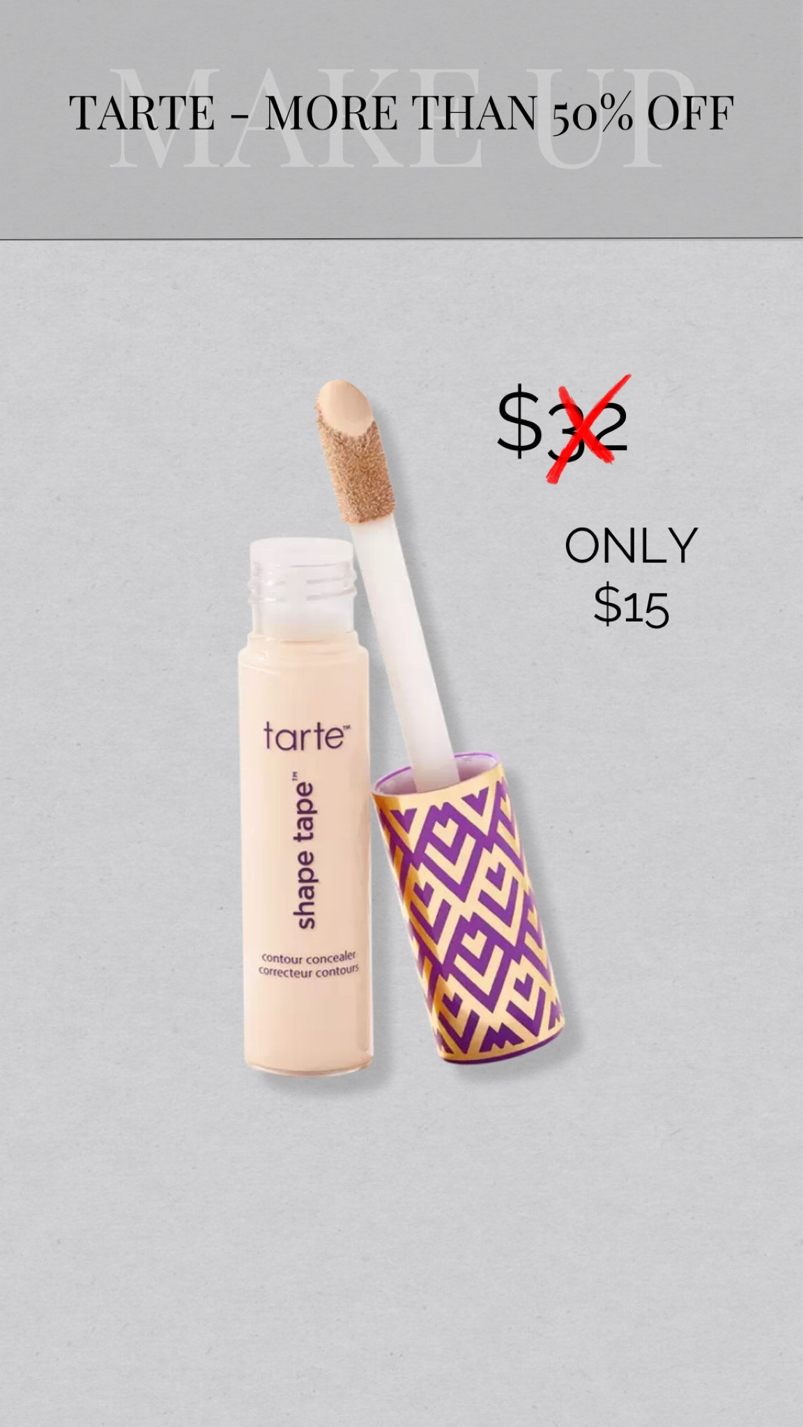 OVER 50% off Tarte Shape tape! LOVE this stuff! #makeup #makeupsale #sale #tarte #tartemakeup

#LTKMostLoved #LTKfindsunder50 #LTKsalealert