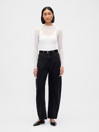 High-Neck Sheer Sweater | Gap (US)