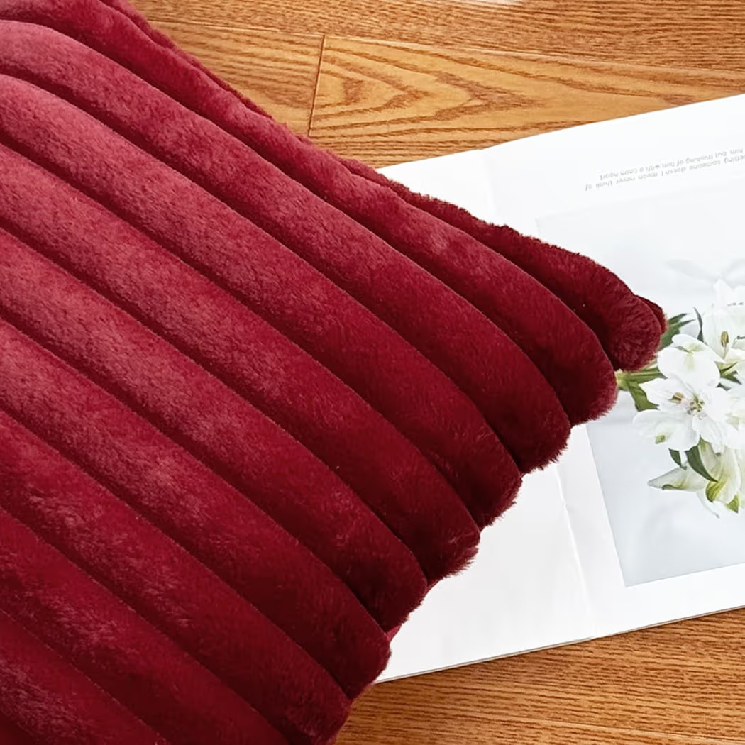 24x24 Pillow Covers, Decorative Faux Fur Throw Pillow Covers for Couch, Sofa Soft Fluffy Pillow C... | Amazon (US)