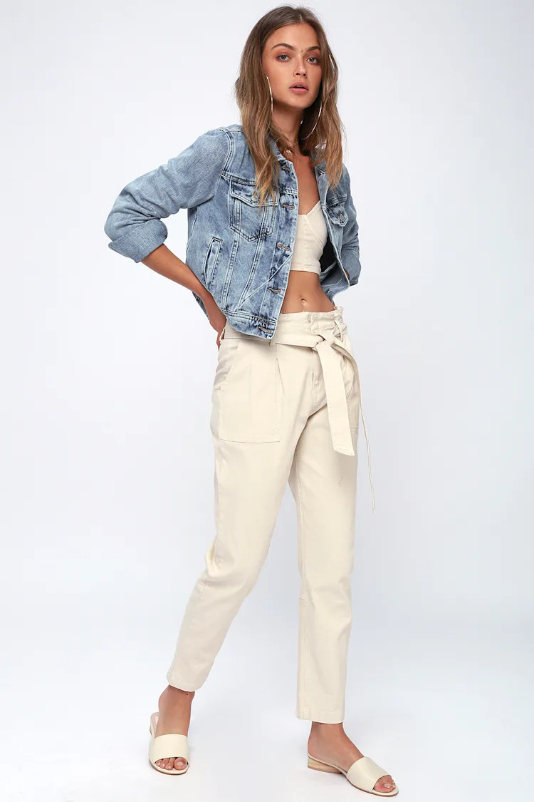 Rumors Light Wash Denim Jacket | Lulus