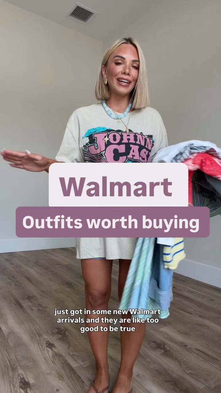 Type SHOP, Walmart new outfits worth buying! #walmart #casualoutfits #summerdress #jeans #tshirts