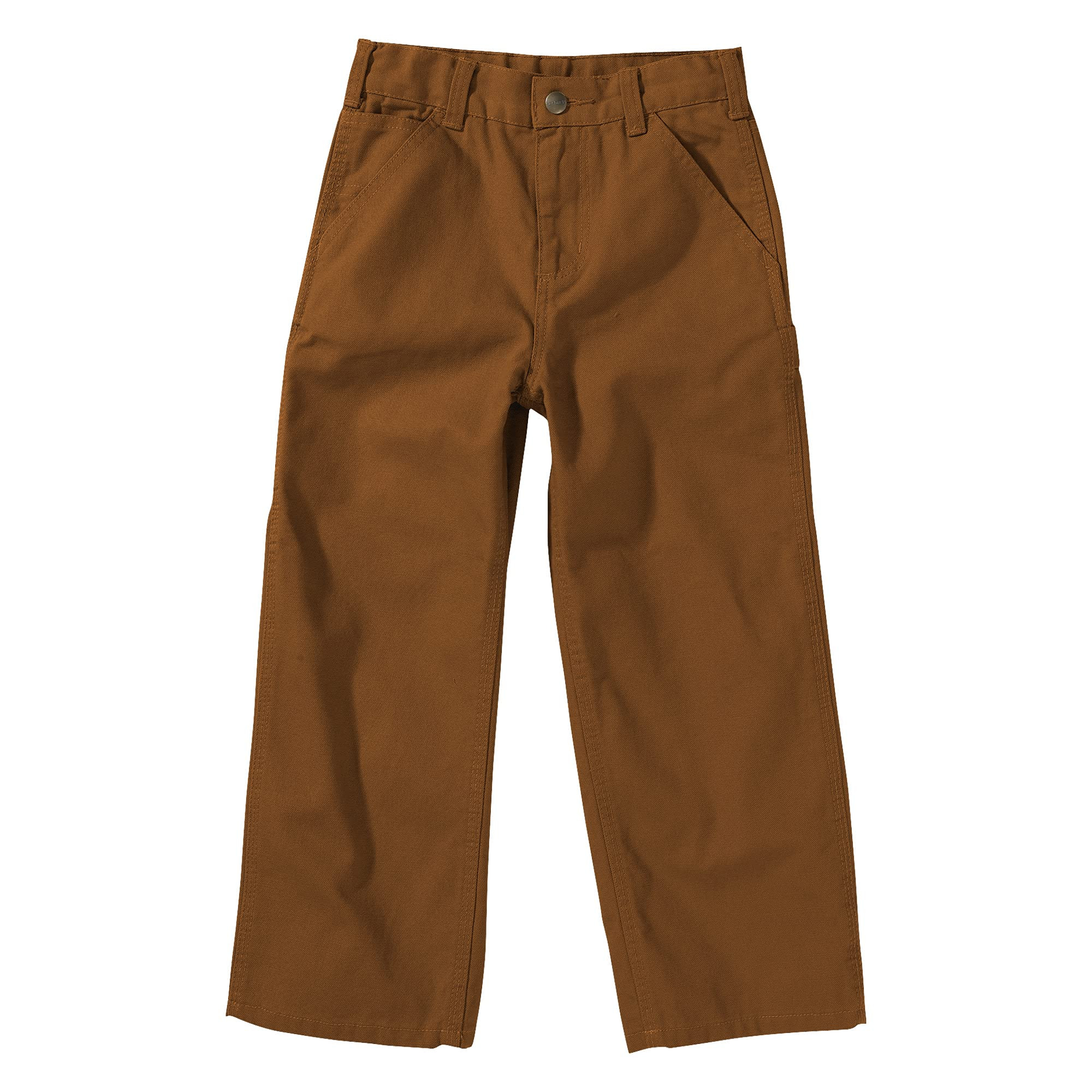 Carhartt Baby Boys' & Toddler Washed Dungaree Pants, Brown, 18 Months | Walmart (US)