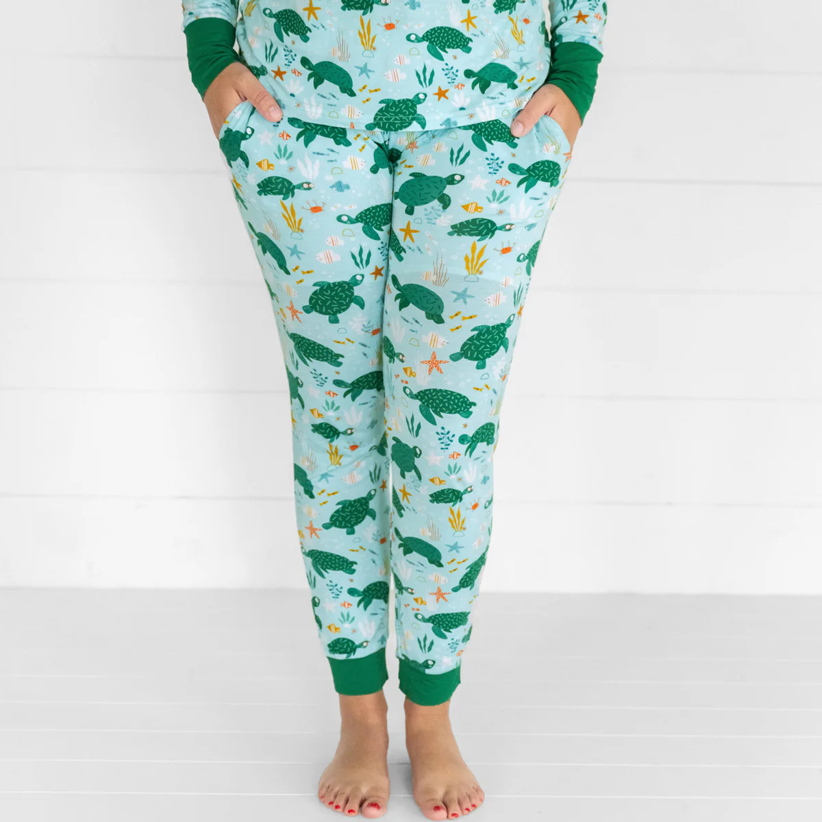 Sea Turtle Friends Women's Pajama Pants | Little Sleepies