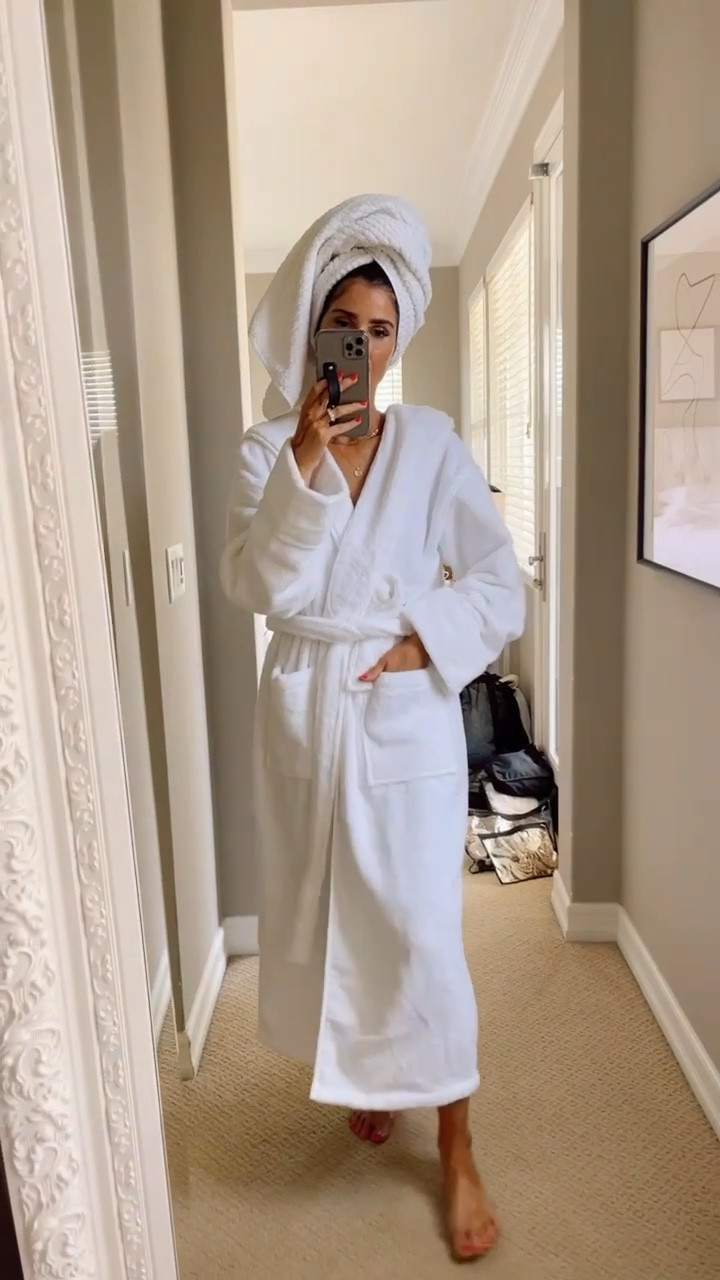 Spa style, neutral style, white robe #StylinbyAylin 

#LTKhome #LTKSeasonal #LTKstyletip