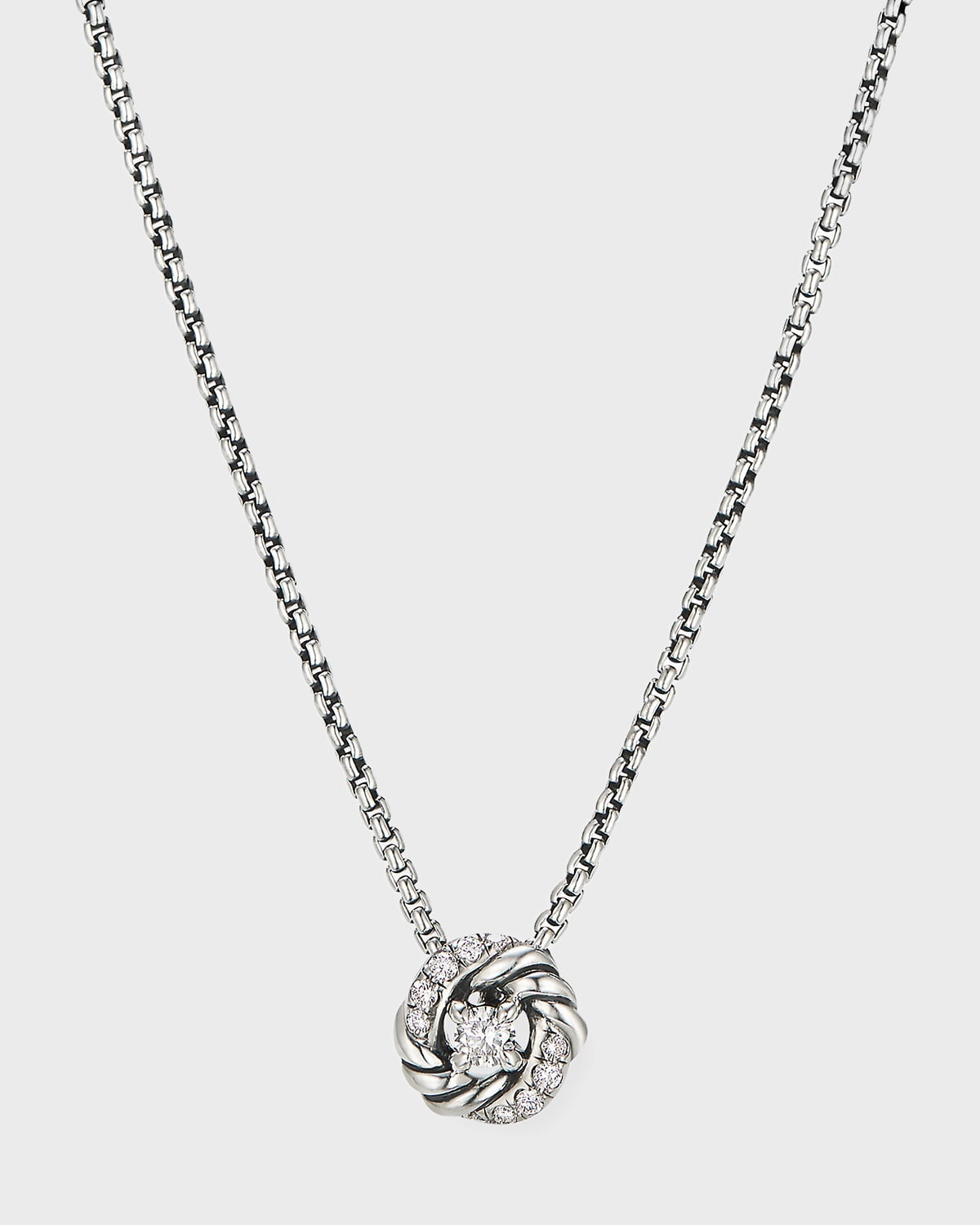 Petite Infinity Pendant Necklace with Diamonds | Neiman Marcus