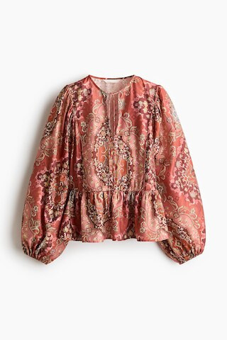 H & M - Peplumbluse - Orange - Damen | H&M (DE, AT, CH, NL, FI)