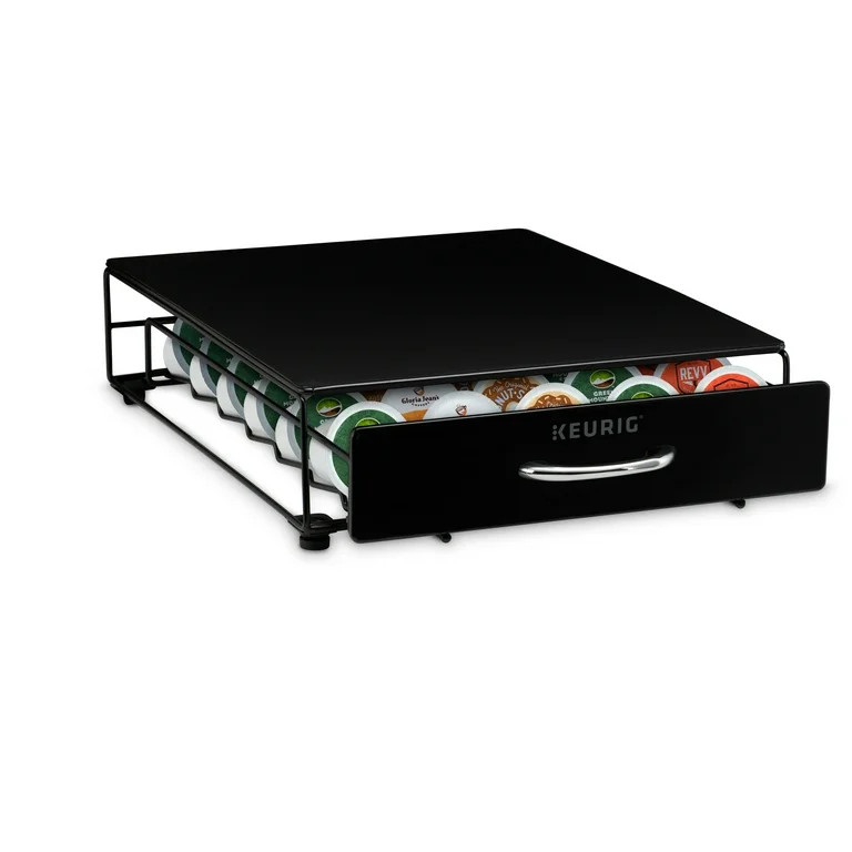 Keurig Under Brewer Storage Drawer, Holds 35 K-Cup Pods, Black | Walmart (US)