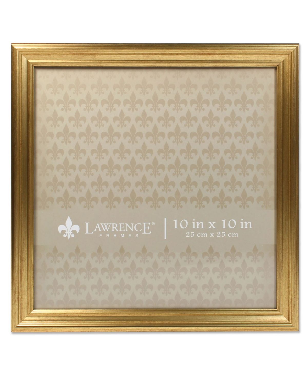 Lawrence Frames Sutter Burnished Gold Picture Frame - 10" x 10 | Macys (US)