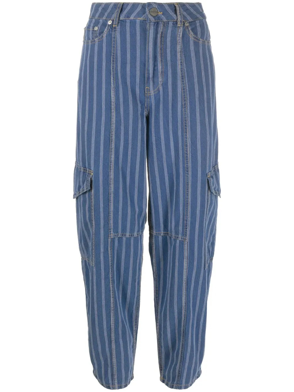 GANNI Gestreifte Cargohose - Farfetch | Farfetch Global