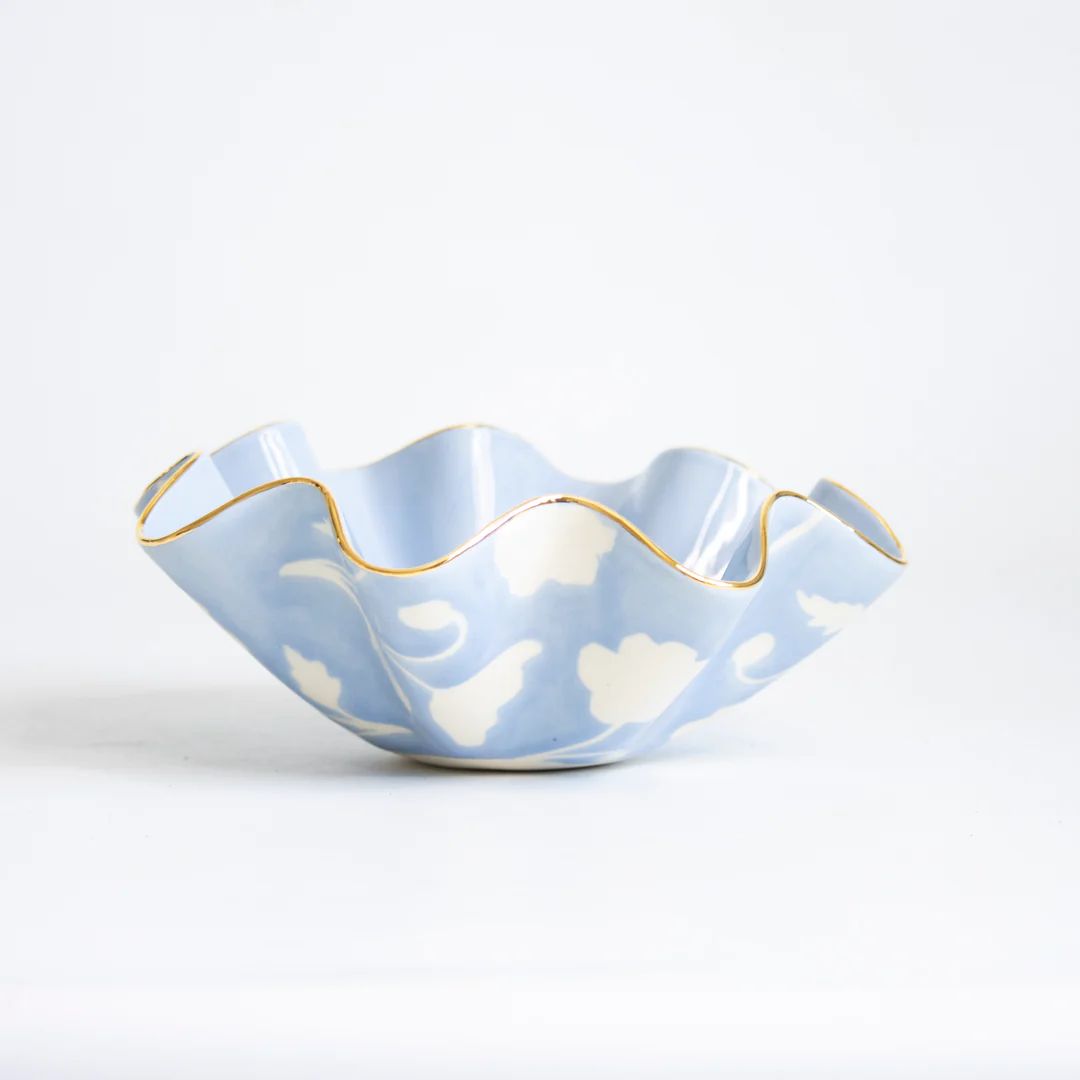 Bijou Poppy Wavy Bowl | Susan Gordon Pottery