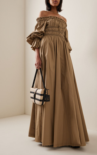 Wattle Off-The-Shoulder Cotton Maxi Dress | Moda Operandi (Global)