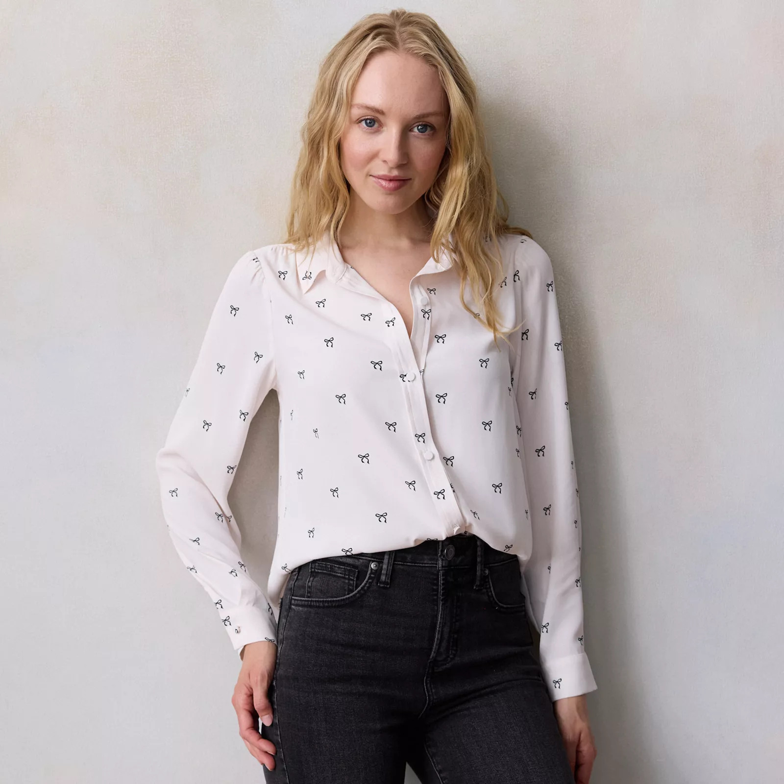 Women's LC Lauren Conrad Button Front Shirt | Kohl's