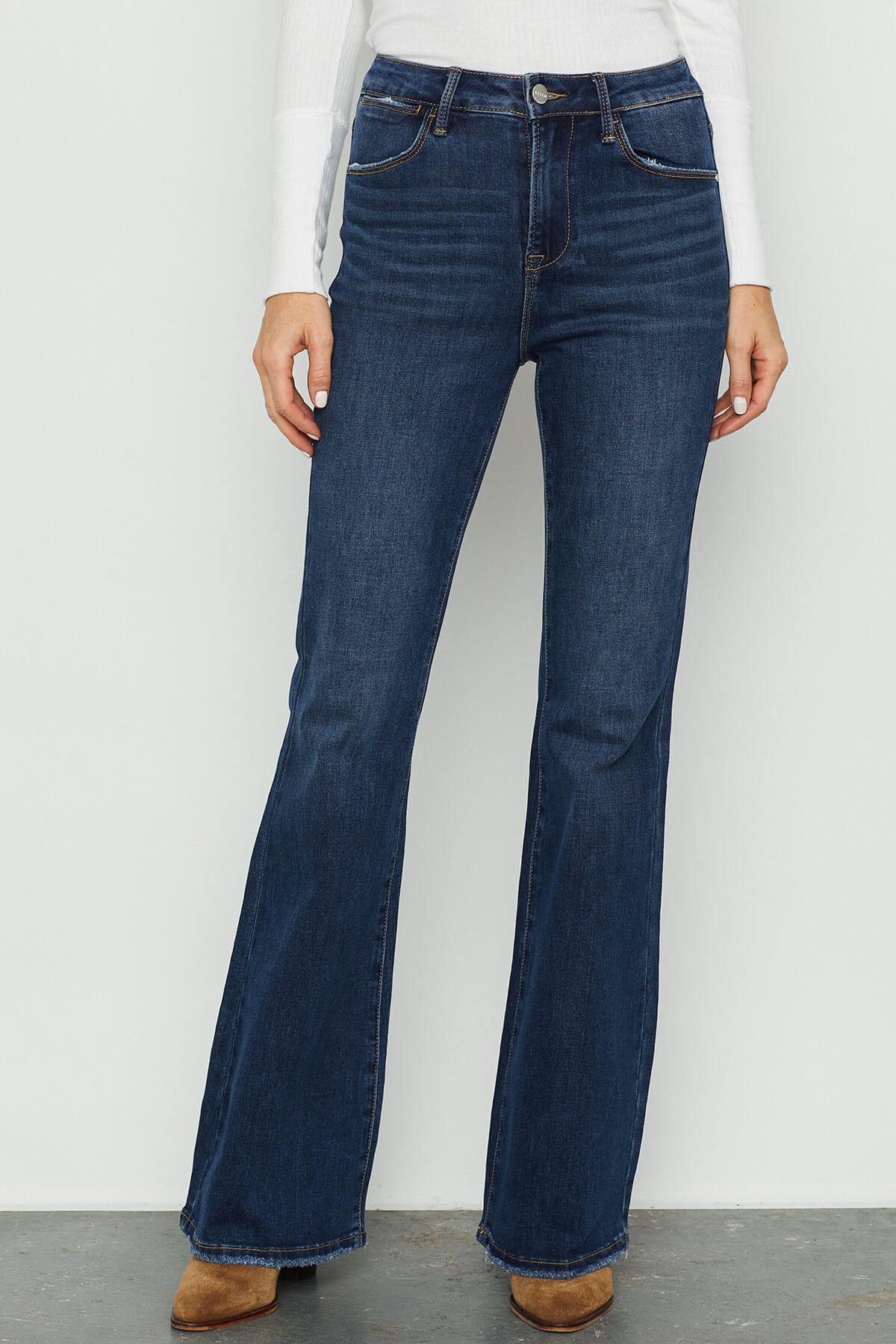 Risen Venice Flare Jeans Curated On LTK