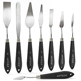 Arteza® Palette Knives Set, 8 pc. - ARTZ-3630 | Plaid Crafts | Plaid Crafts