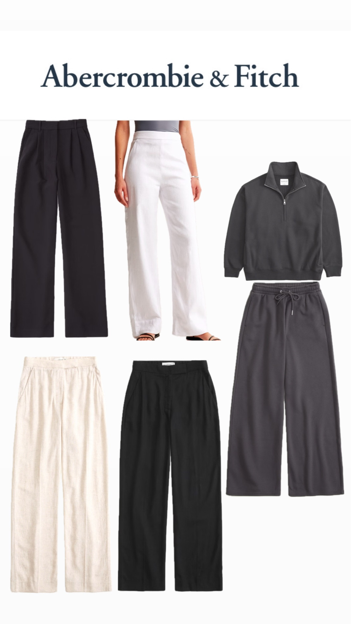 Abercrombie & Fitch favourite 
#linen #trousers 

#LTKeurope #LTKsale #LTKtravel