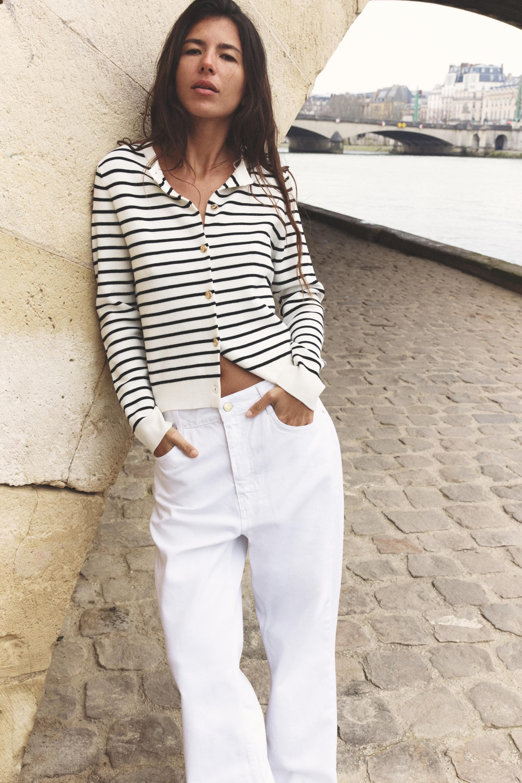 STRIPED KNIT CARDIGAN | Zara US