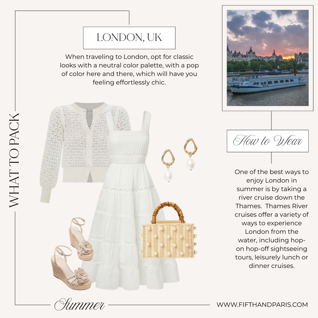 What to Wear In London this Summer.  

A river cruise down the Thames is a must do.  Bring a cardigan as it can get a little breezy on the water.   

#LTKTravel #LTKOver40 #LTKSeasonal