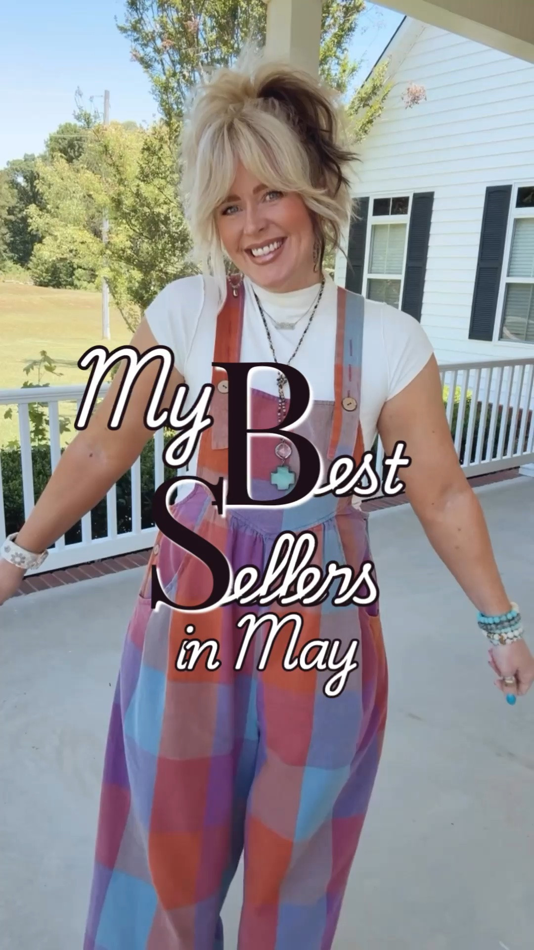 My best sellers in May! I’m a size 8/M & 5’6 
•Plaid jumpsuit is a medium 
•Black bloomer pants M
•Leopard lace trim shorts M
•Denim overalls dress M (save with code MANDIE20MAULDIN @Three Bird Nest if it’s not on sale) 
•Boho floral Amazon dress M
•Blue striped pants M
•I size down one in crocs 
•Green sneaks I went down 1/2 size 
•Camo Levi’s shorts are true to size I’m in a 29.

#LTKOver40