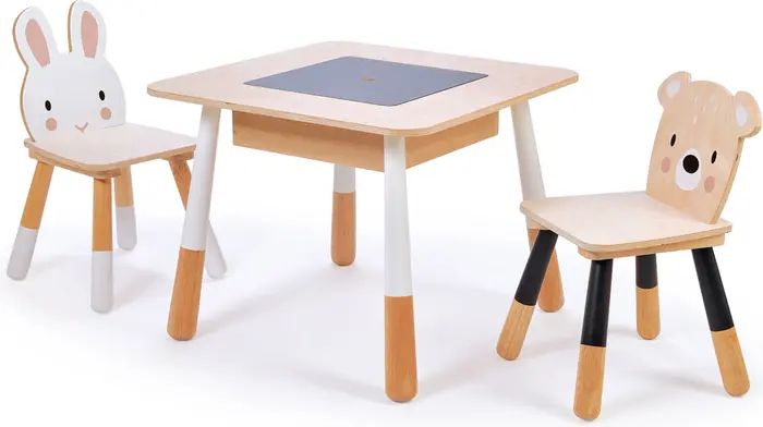 Tender Leaf Toys Forest Wooden Table & Chairs Play Set | Nordstrom | Nordstrom
