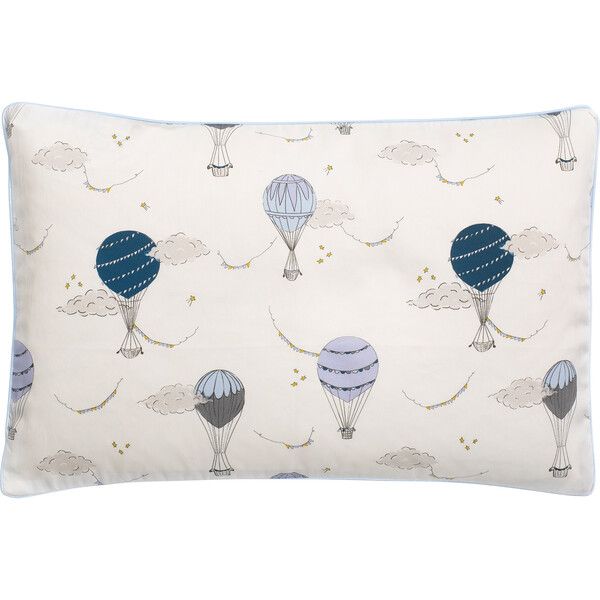 Touch The Sky Toddler Pillow, Blue | Maisonette