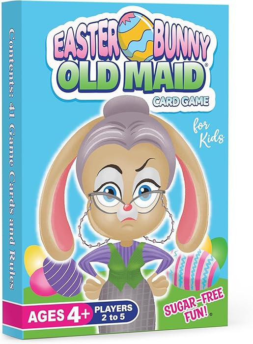 Arizona GameCo Easter Bunny Old Maid Card Game for Kids Ages 4-8 – a Family Board Game Night Fa... | Amazon (US)