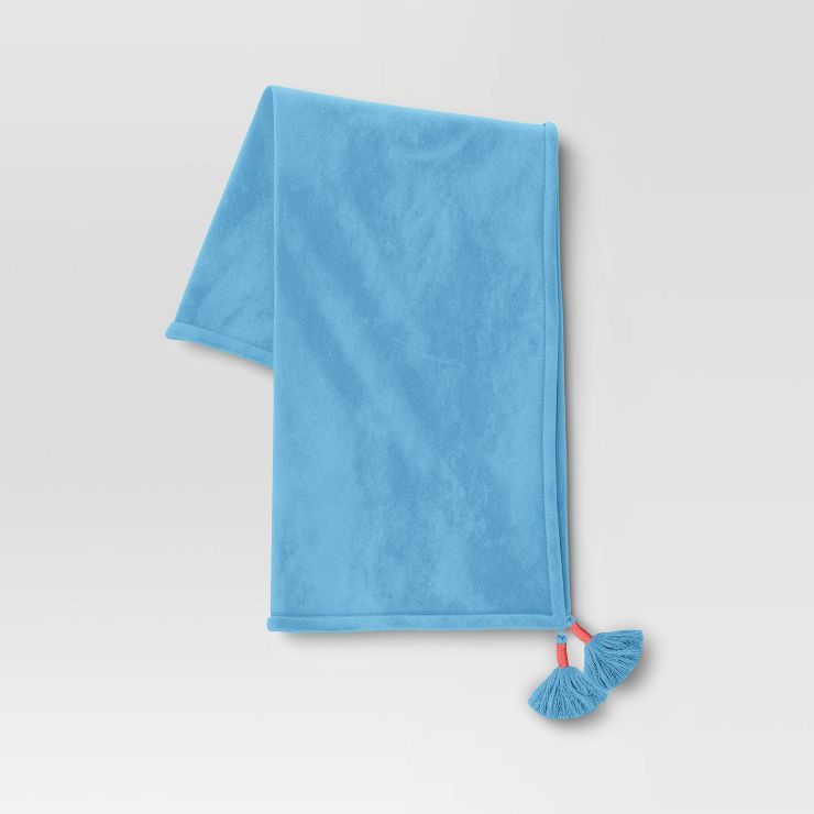 Plush Throw Blanket with Tassels - Opalhouse™ | Target