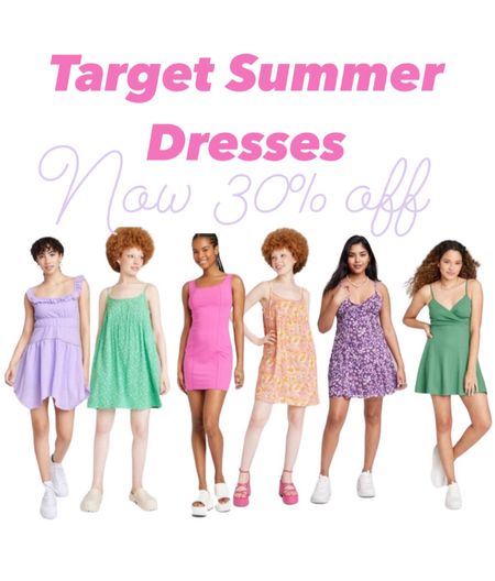 Spring and summer dresses for teen and women on sale at Target. 30% off sale

#LTKstyletip #LTKsalealert #LTKSeasonal