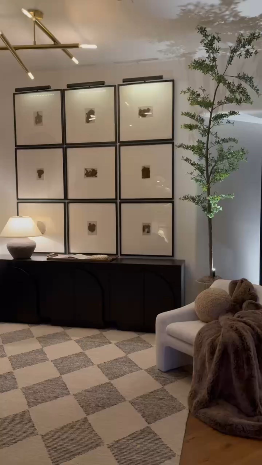 A styling moment I always come back to with my gallery frames, faux tree, and console table. It’s simple, timeless, and still feels bold in the best way 🤎

#modernhomedecor #neutralinteriors #organicmodernstyle #entrywayinspo #interiordetails


#LTKHome #LTKFindsUnder100