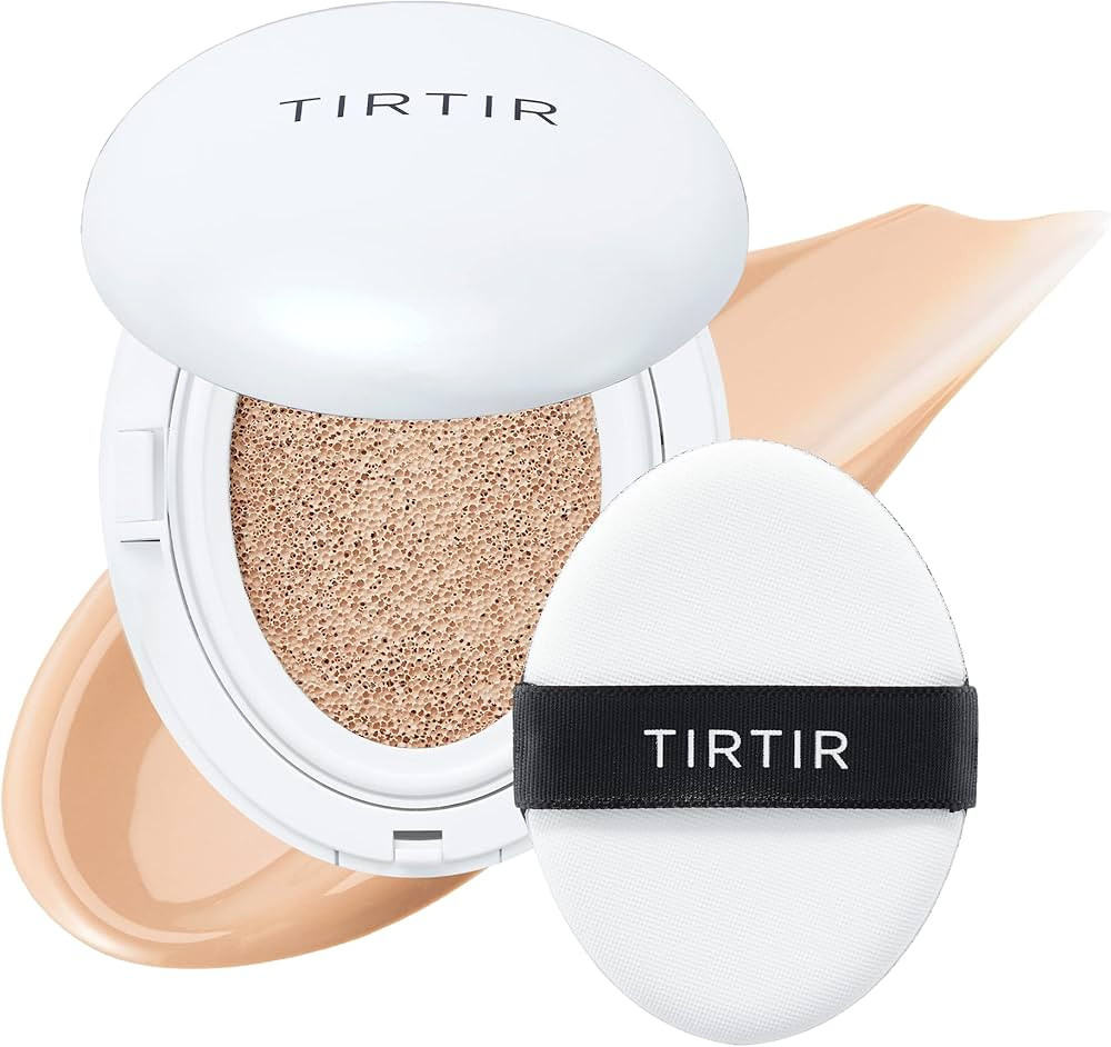 TIRTIR My Glow Cream Cushion #21N Ivory 0,6 oz (18 g) 24 horas de brilho orvalhado de longa dura... | Amazon (BR)