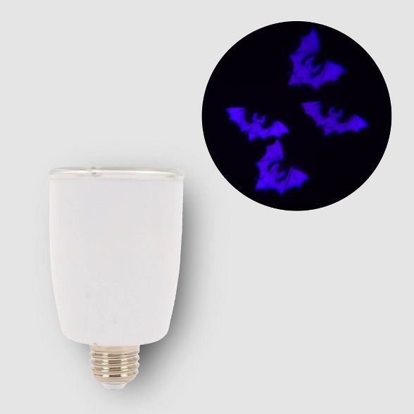 Philips Rotating Purple Bats LED Halloween Motion Projector Bulb | Target