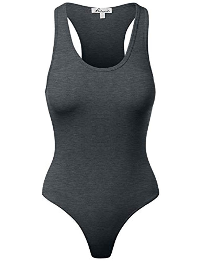 HATOPANTS Women's Jumpsuit Racerback Tank Top Bodysuits | Amazon (US)