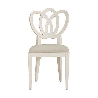Parks Dining Chair Set of 2 with Interlaced Ovals Back & Performance Fabric | Ballard Designs, Inc.