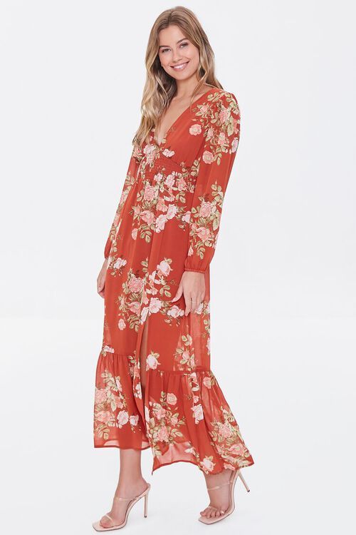 Floral Peasant Maxi Dress | Forever 21 | Forever 21 (US)