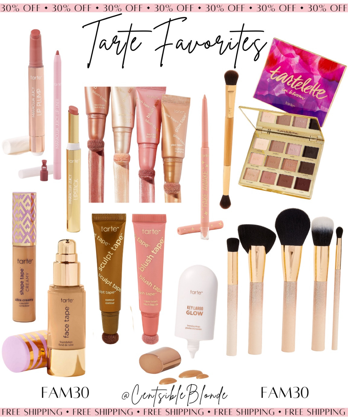 tarte sale
Makeup
Tarte cosmetics
Eyeshadow
Lip liner
Lipstick
Blush
Bronzer
Makeup brushes
Foundation
Concealer 
Fake awake
30% off sale 

#LTKsalealert #LTKfindsunder50 #LTKbeauty