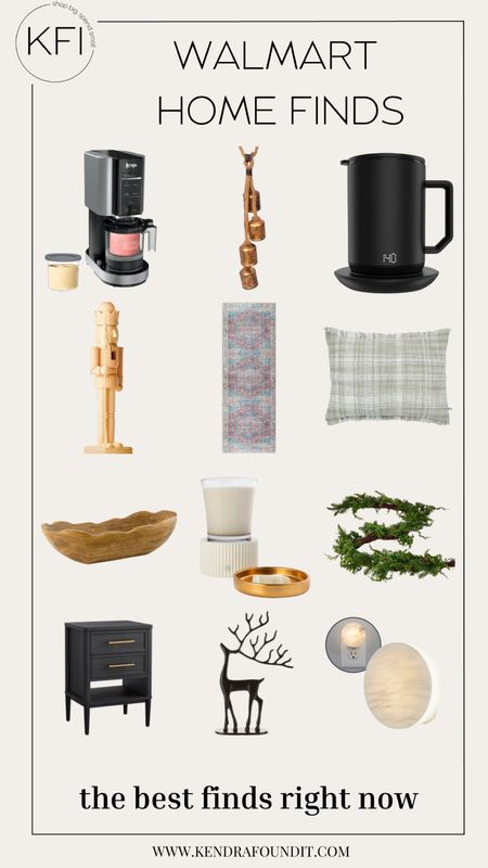 Three cheers for fresh finds! 👏🏻 I’ve rounded up some brand new @Walmart home finds that will help you decorate on a budget. The $10 vintage holiday bells are a total steal and the Ninja CREAMi is on sale right now for $170. The Green Faux Christmas Garland is 6 feet long and is under $30, and my favorite machine washable kitchen runner is back in stock (and I do mean favorite - we have one in our kitchen and love it!). Last but not least, I love this scalloped dough bowl and the modern traditional nightstands under $100. ❤️

Thanks for finding it with me. 

#walmartpartner #christmas #holidaydecor #ninja #vintage #moderntraditional #walmartfinds #walmartdeals #walmartshopping#walmarthaul #walmart #viral #musthave #decorating #homedecor #livingroom #rug. Christmas garland. Holiday garland. Transitional home. Modern traditional home decor. Decorating on a budget. Walmart finds. The best walmart finds. Walmart home haul. Walmart haul. Walmart must haves. Aesthetic nightlight. Neutral holiday decor. Nutcracker. Plaid pillow.


#LTKHoliday #LTKfindsunder50 #LTKhome