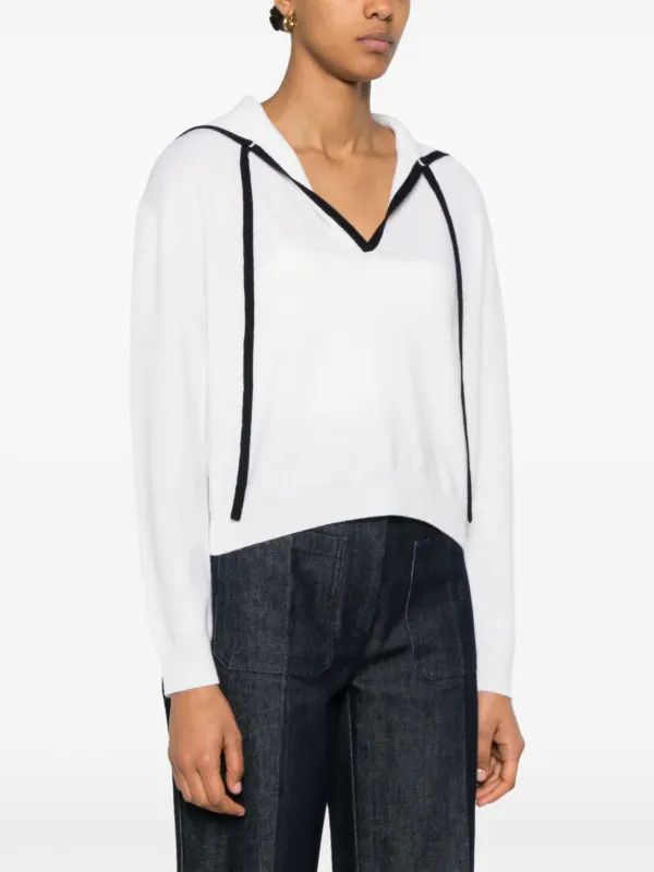 Allude sailor-collar Jumper - Farfetch | Farfetch Global