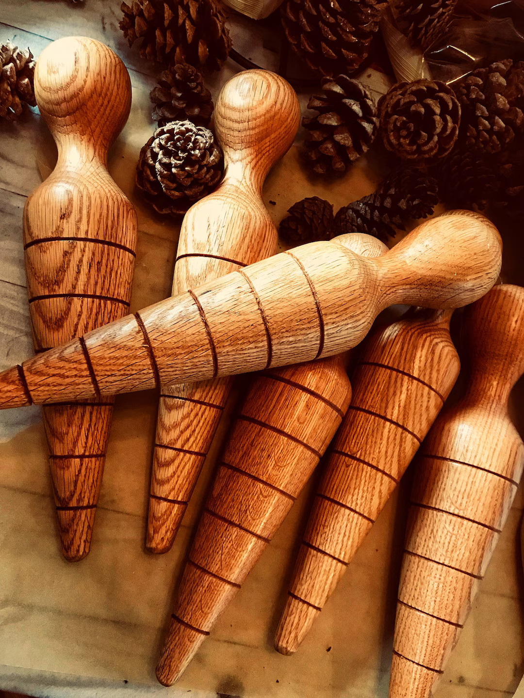 Garden Dibbler - Dibble - Hand Turned Oak Wood - Spring - Garden Tool - Gift for Mom - Gardening ... | Etsy (US)