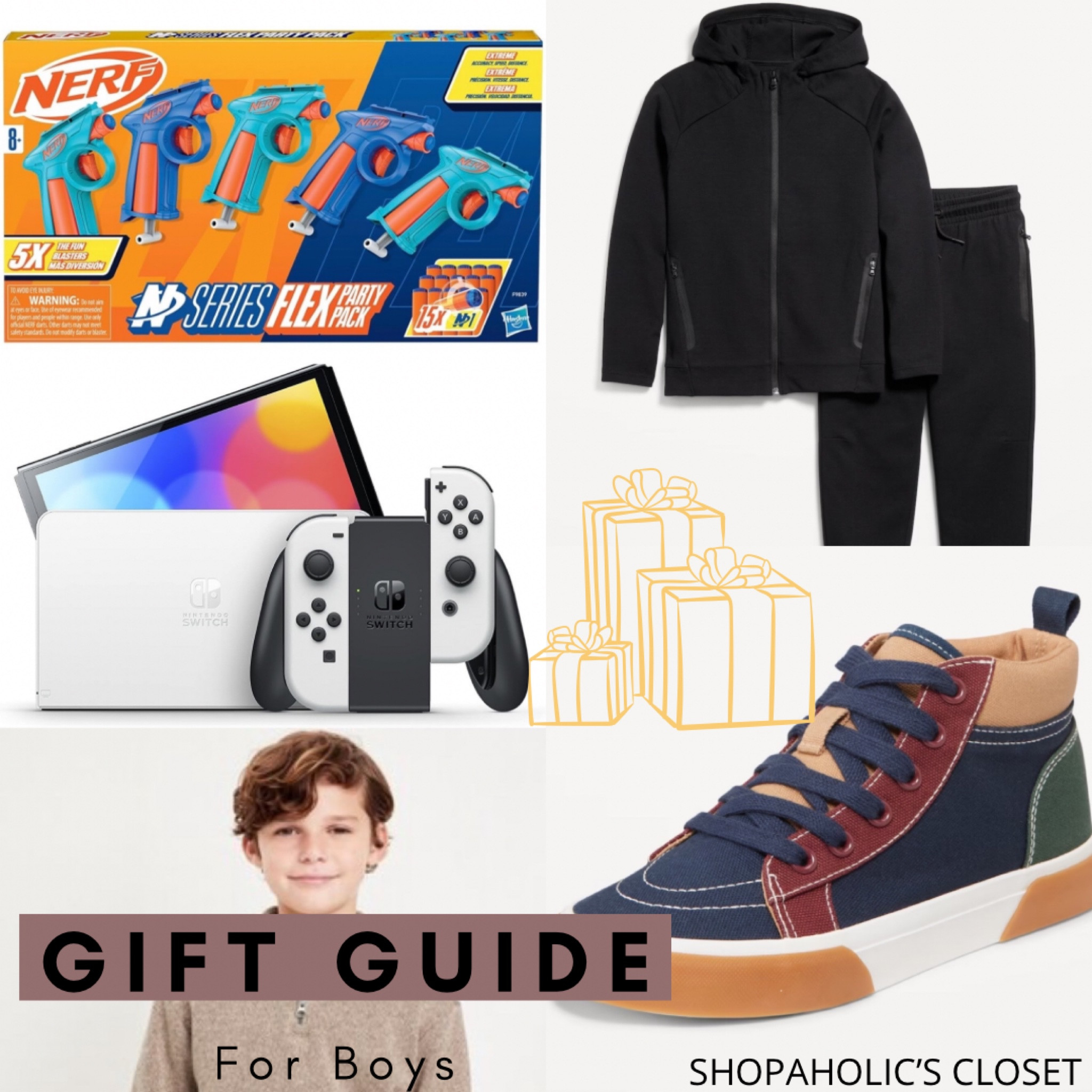 Here’s what I’m shopping for my 9 year old. He’s into video games, Beyblade, nerf and hates jeans lol.

#shopdeescloset #shopaholicscloset #giftguide

#LTKHoliday #LTKKids #LTKGiftGuide