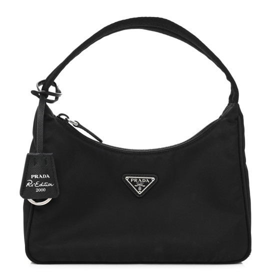 Tessuto Nylon Mini Re-Edition 2000 Bag Black | FASHIONPHILE (US)