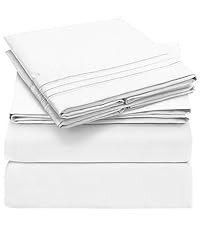 Mellanni King Sheets Set - 4 PC Iconic Collection Bedding - Hotel Luxury, Extra Soft, Cooling Bed... | Amazon (US)