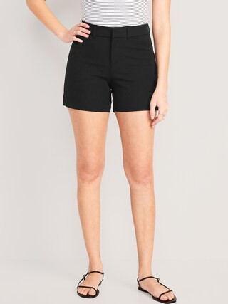 High-Waisted Pixie Trouser Shorts for Women -- 5-inch inseam | Old Navy (US)