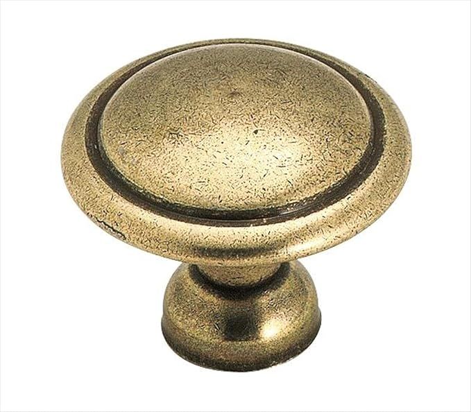 Amerock | Cabinet Knob | Light Antique Brass | 1-3/8 inch (35 mm) Diameter | Everyday Heritage | ... | Amazon (US)