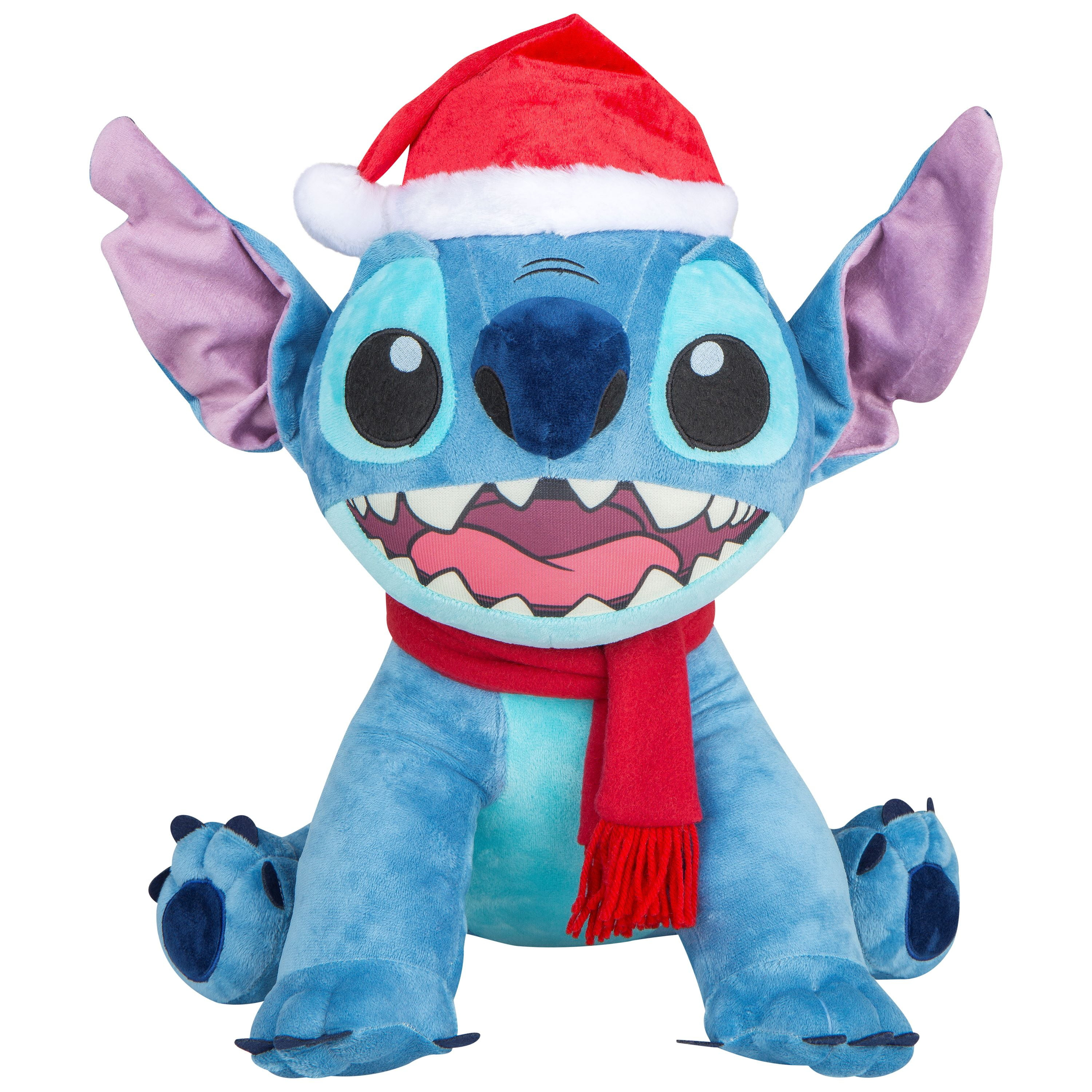 Christmas Holiday Plush Toys Stitch w/Santa Hat & Scarf Disney 14.17 in x 15.35 in x 12.6 in 1.53... | Walmart (US)