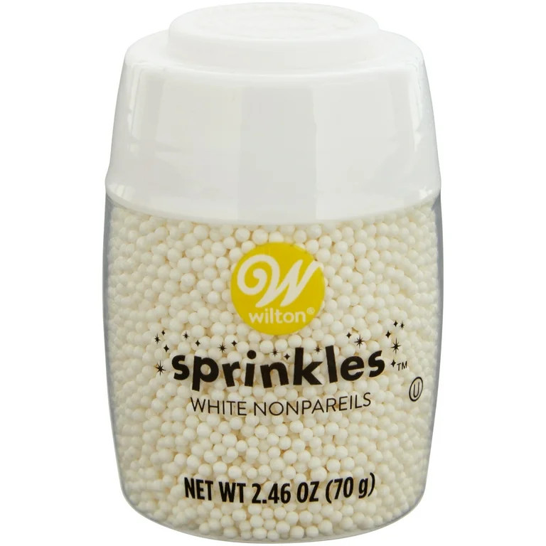 Wilton White Nonpareils Sprinkles, 2.46 oz. | Walmart (US)