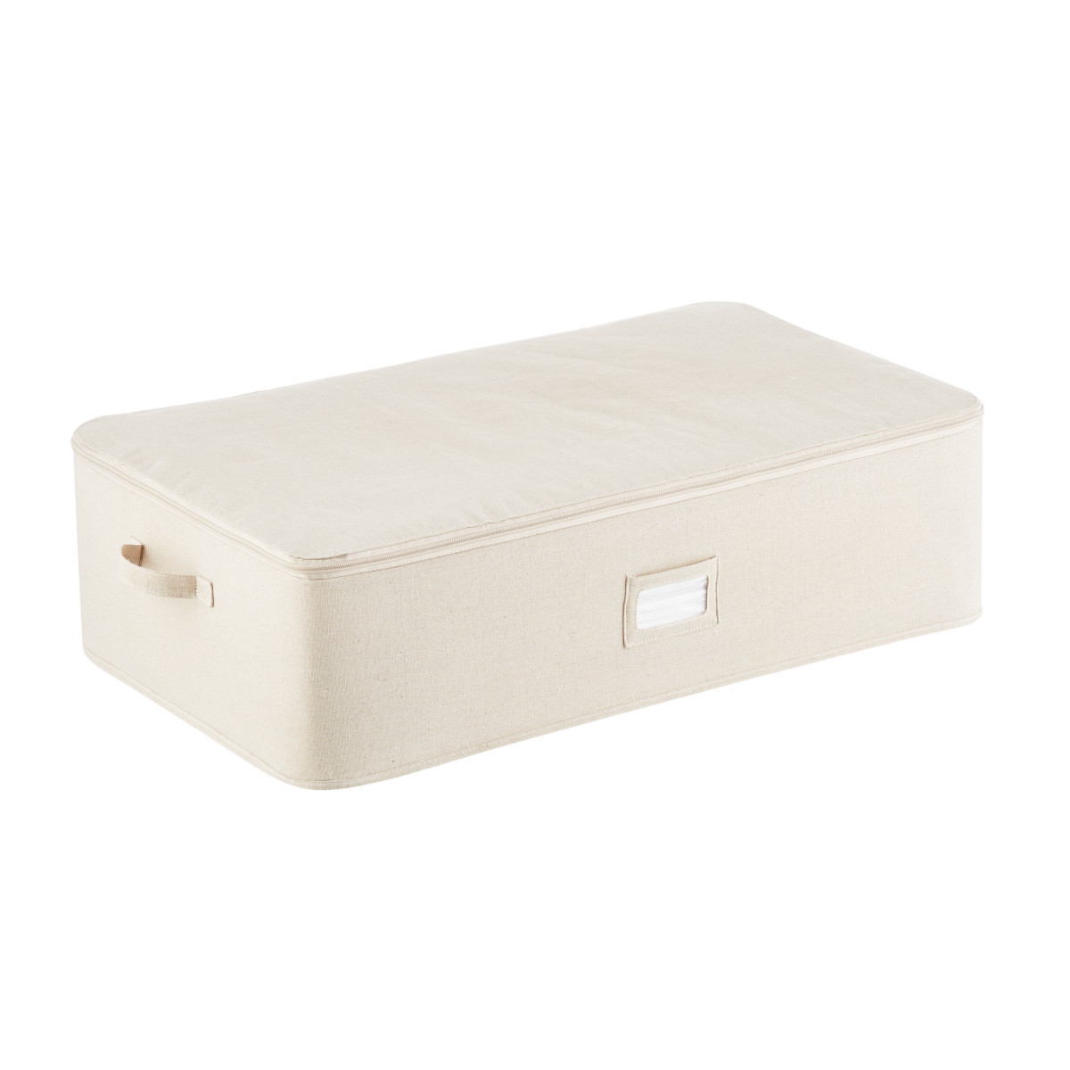 The Container Store Underbed Zippered Storage Bag Natural | The Container Store