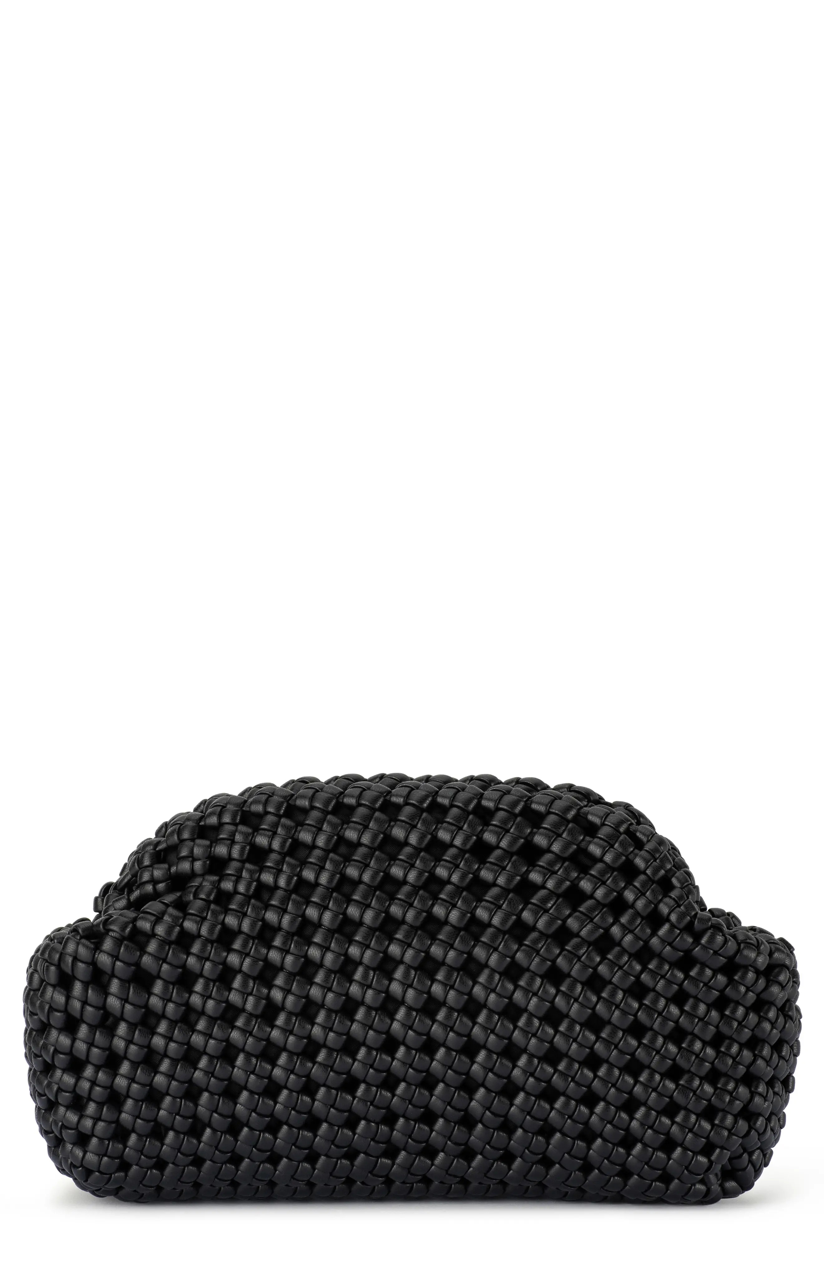 Everly Handwoven Faux Leather Frame Clutch (Women) | Nordstrom | Nordstrom